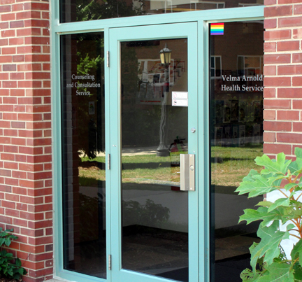 Entrance to Health Services