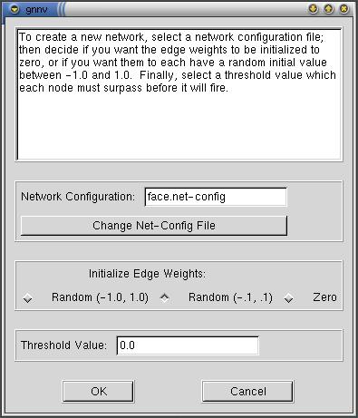Edge Weight Initialization and Threshold Value Selection Window