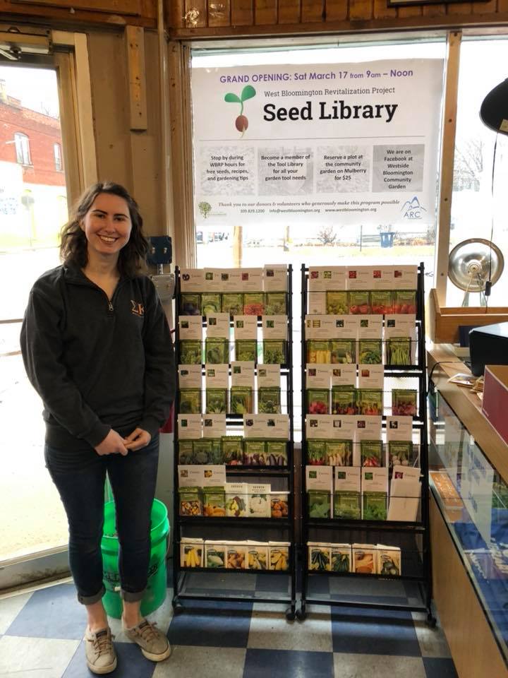 Randi Wilson's Seed Library at the West Bloomington Revitalization Project
