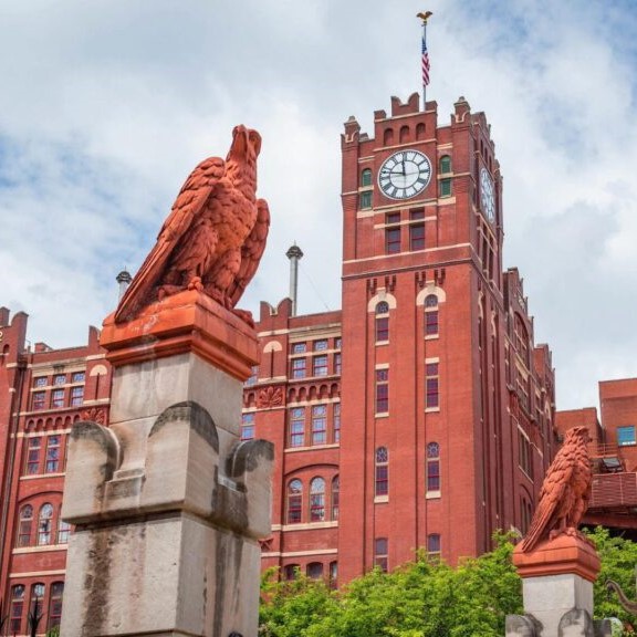 Anheuser Busch Brewery exterior