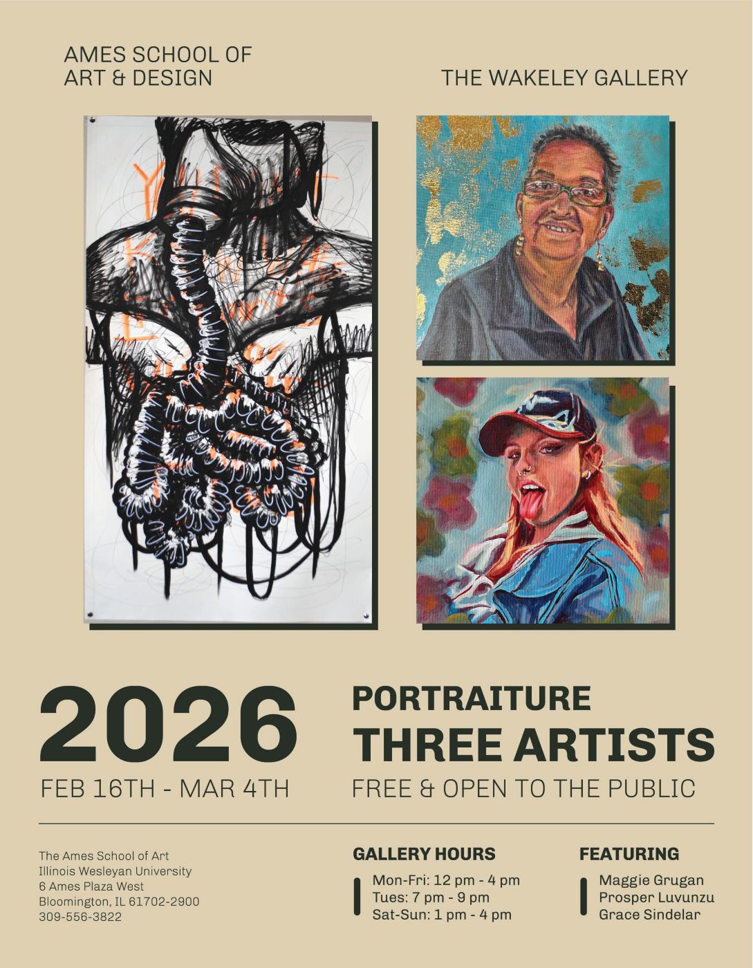2026 Portraiture Exhibition Poster