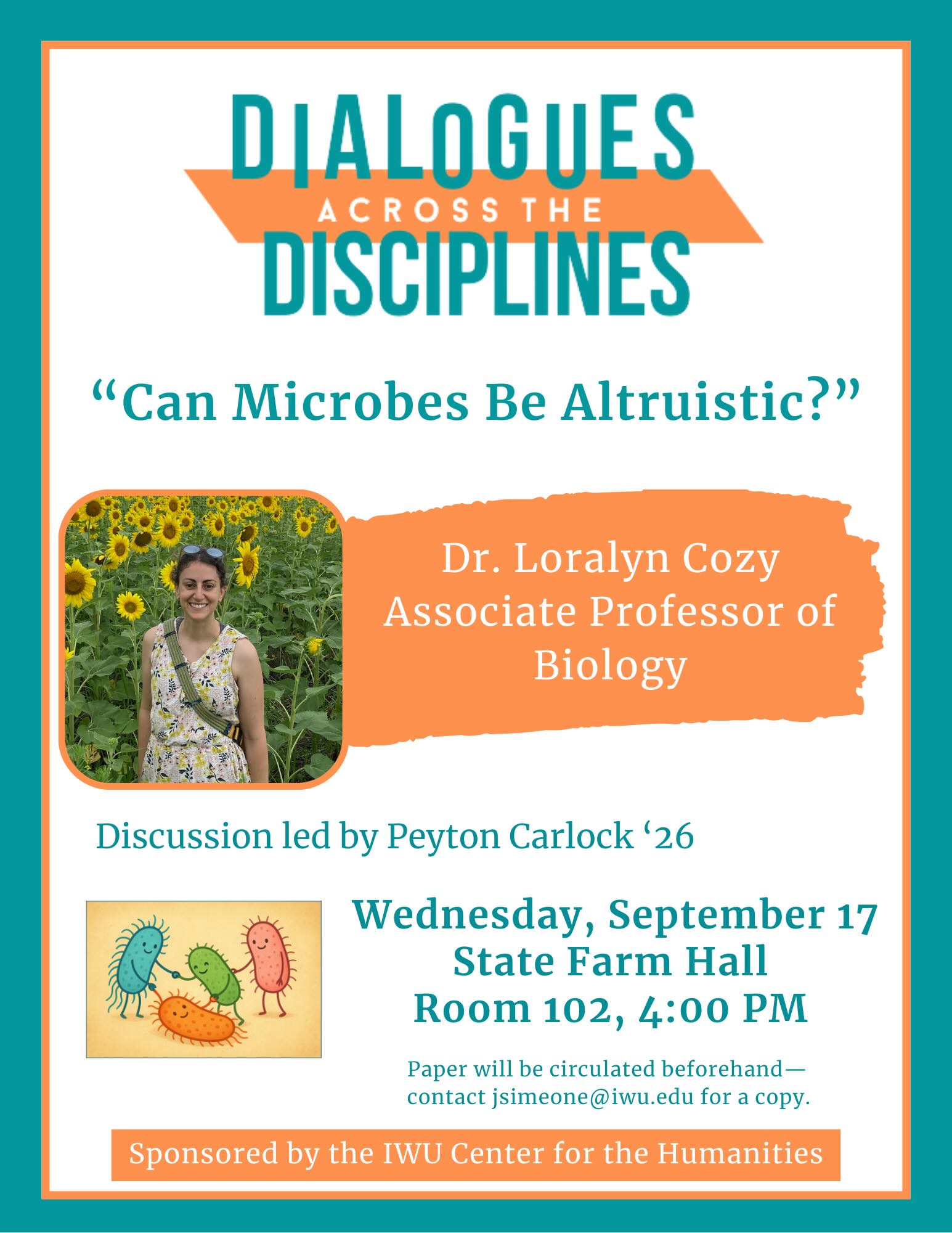 Dialogues Across the Disciplines Cozy
