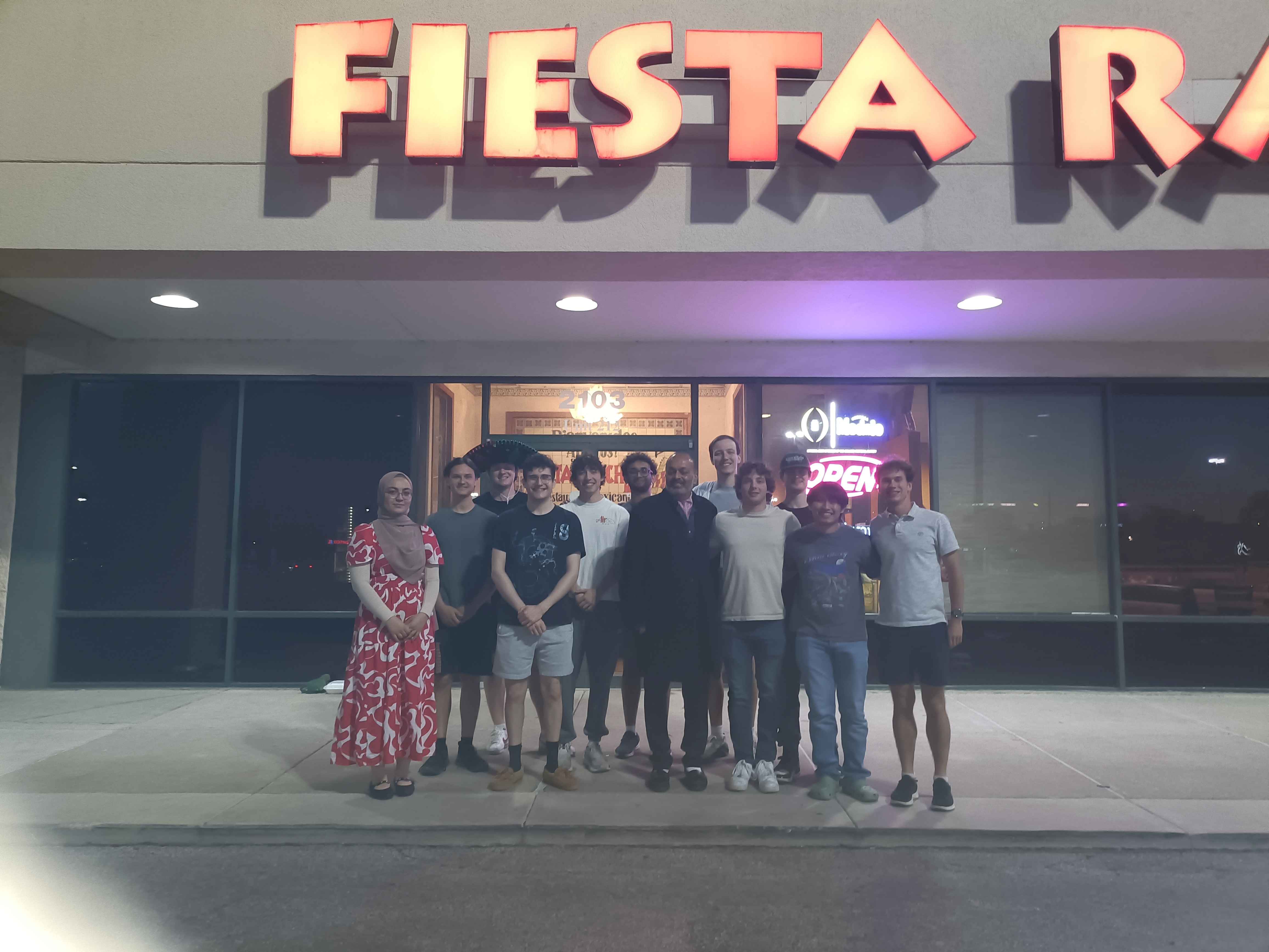 Chemistry Majors 2026 Group Dinner