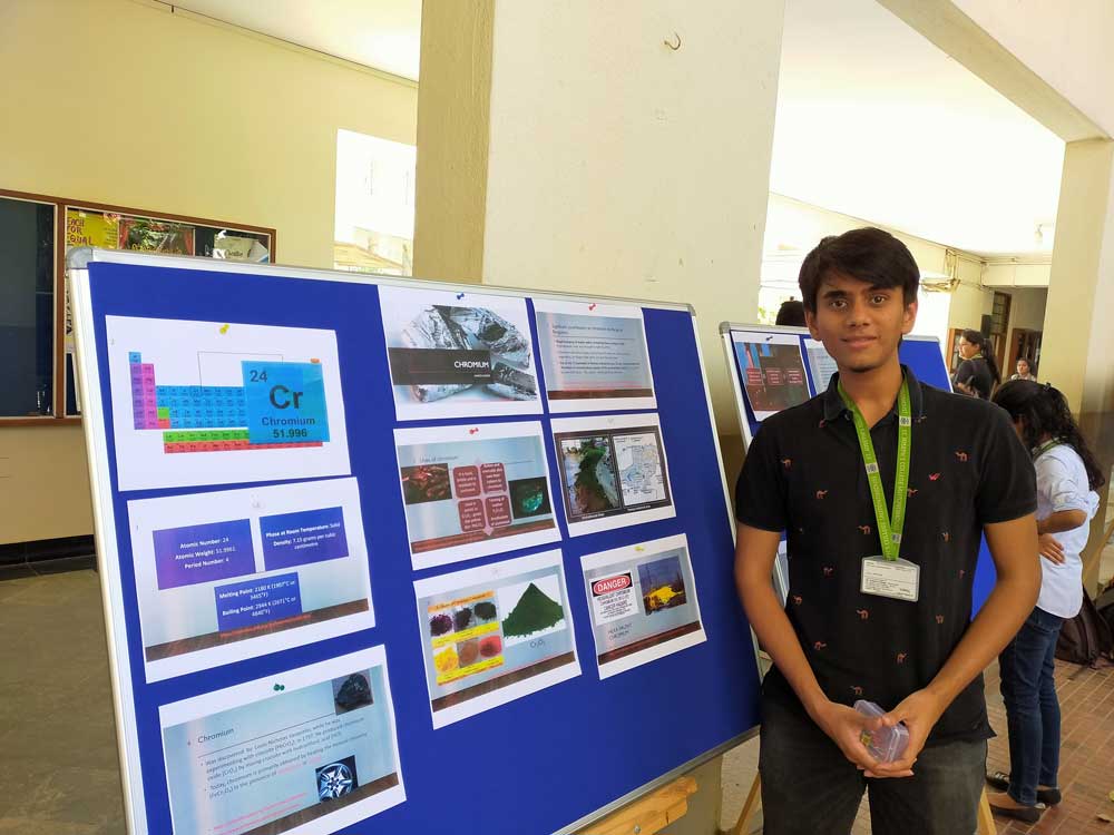 Poster Session at St. Joseph's College, Bangalore, India 