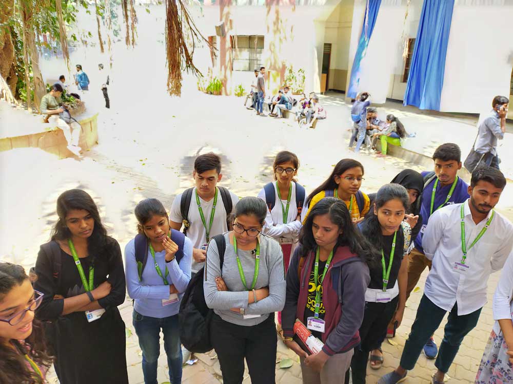 Poster Session at St. Joseph's College, Bangalore, India 