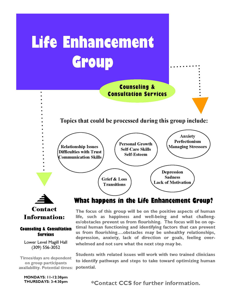 Life enhancement poster