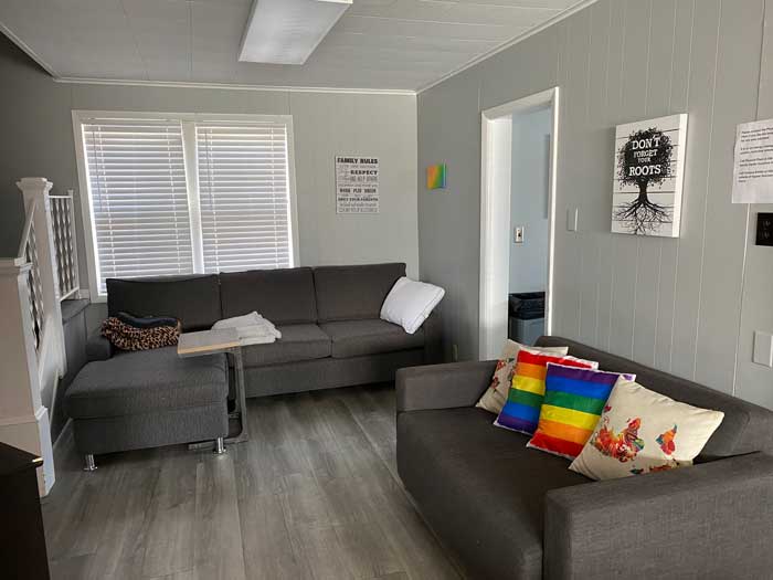 Multicultural House living room