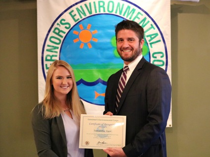 Sam Yoest completes her internship with the Illinois Environmental Protection Agency