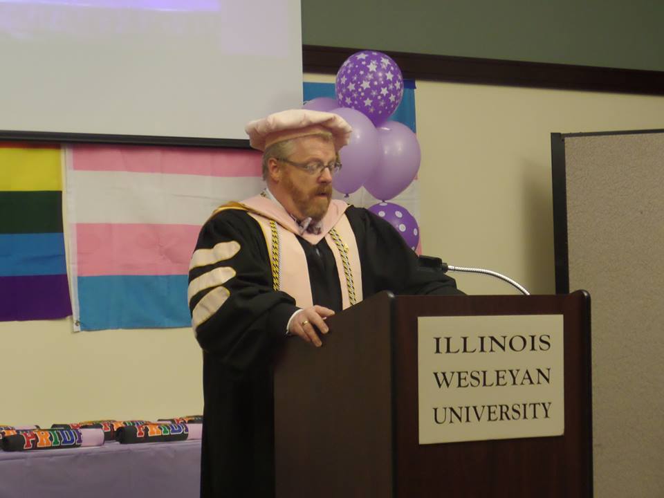 Provost Jonathan Green speaks at Lavender Grad 2014