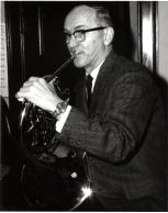 Maurice playing the French Horn