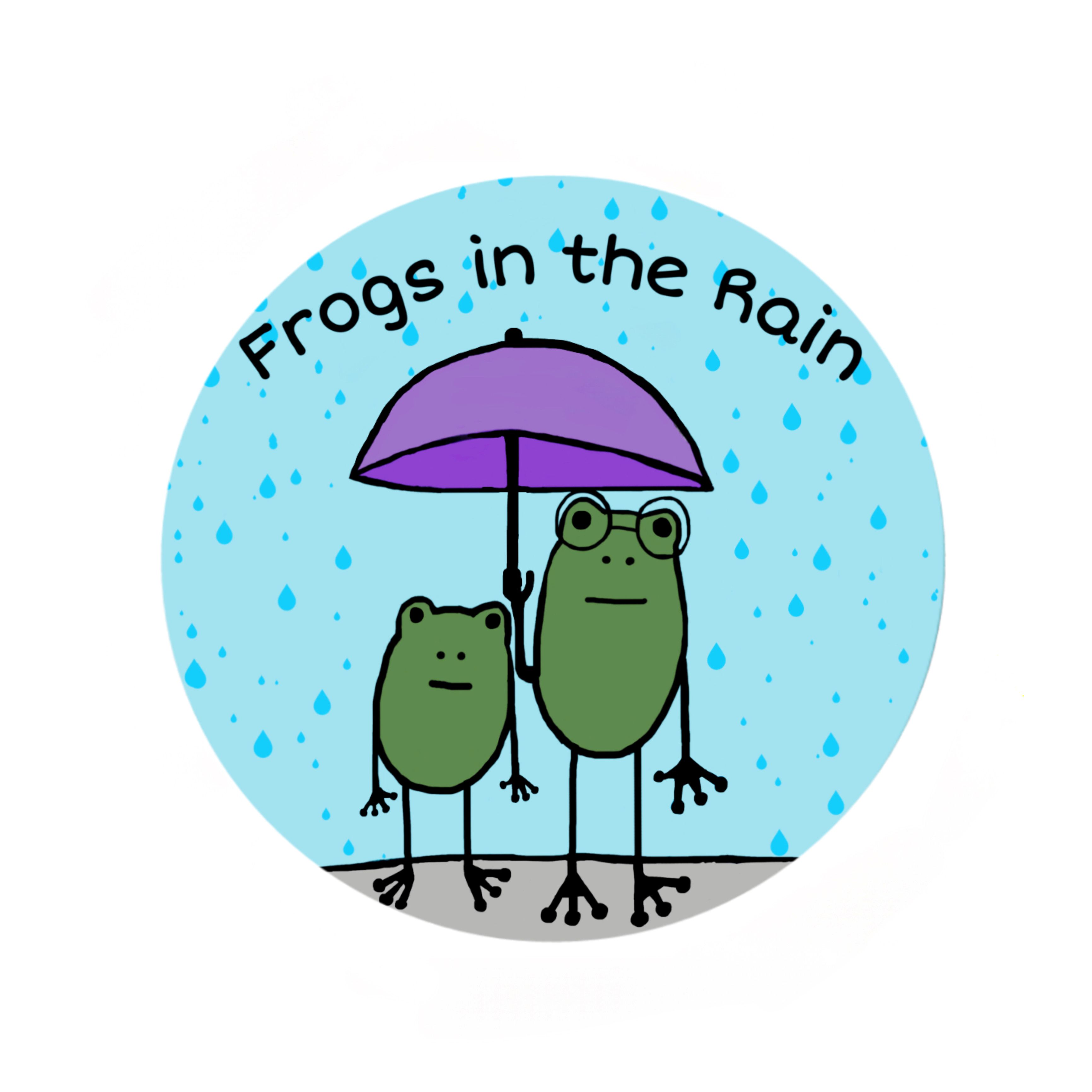 Frogs in the Rain