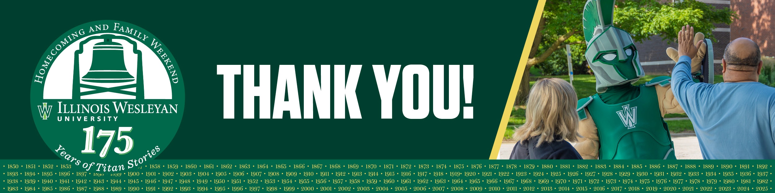 Thank You Header