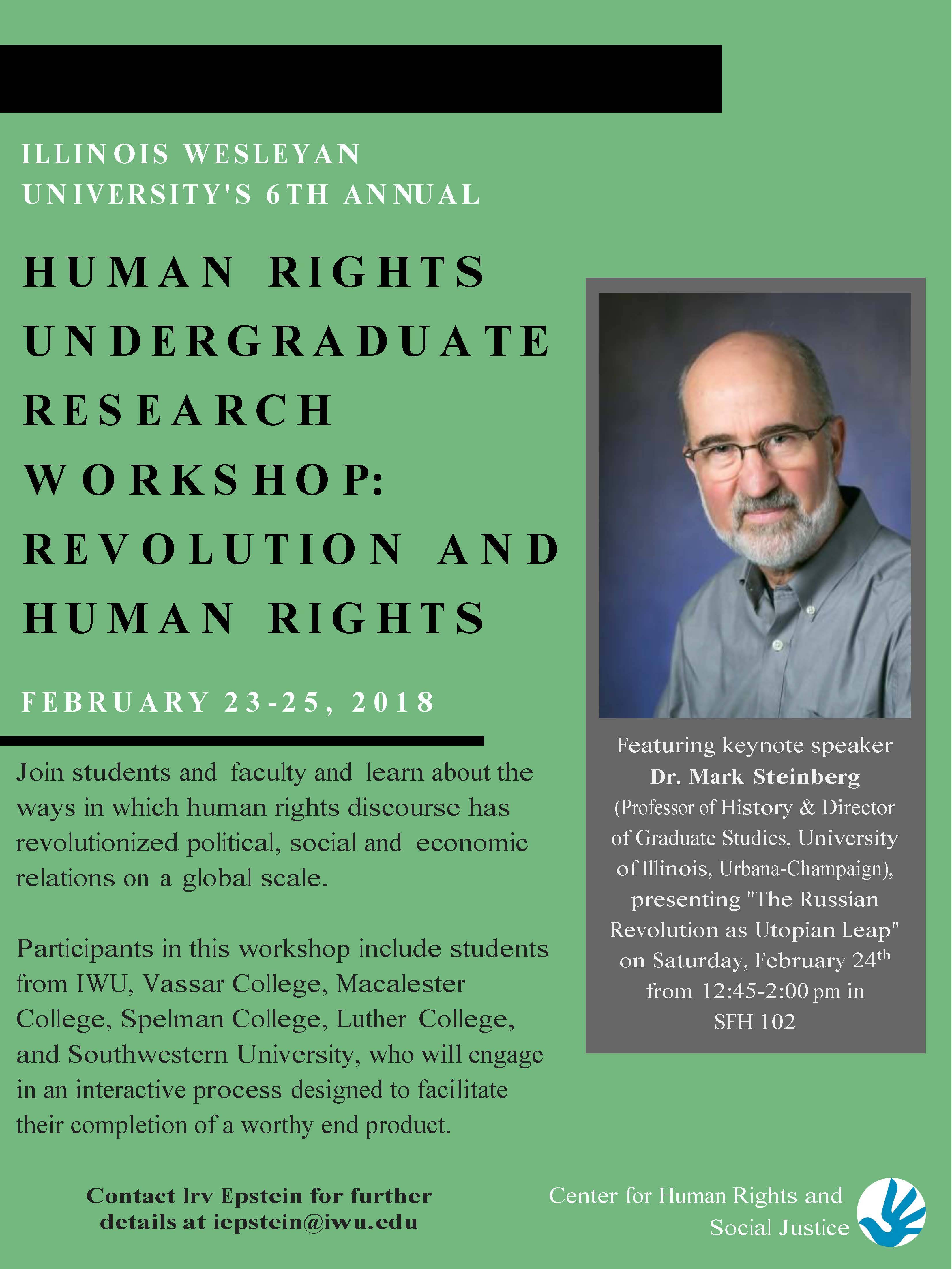 Human Rights Undergraduate Research Workshop | Illinois Wesleyan