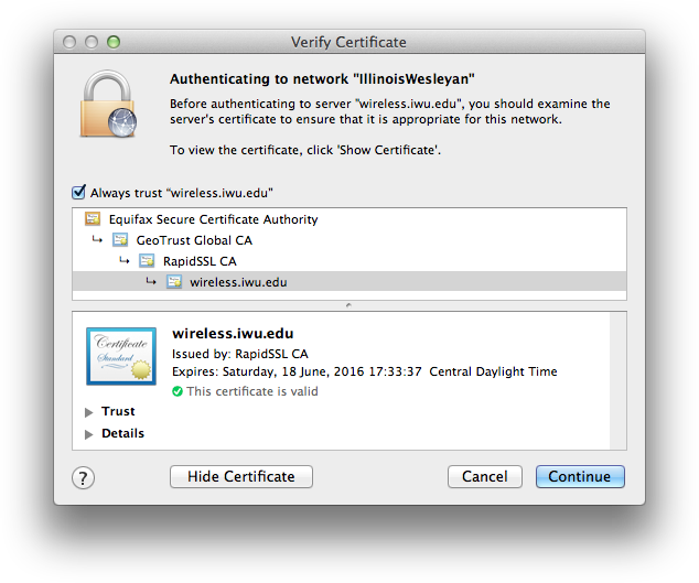 Mac Authentication