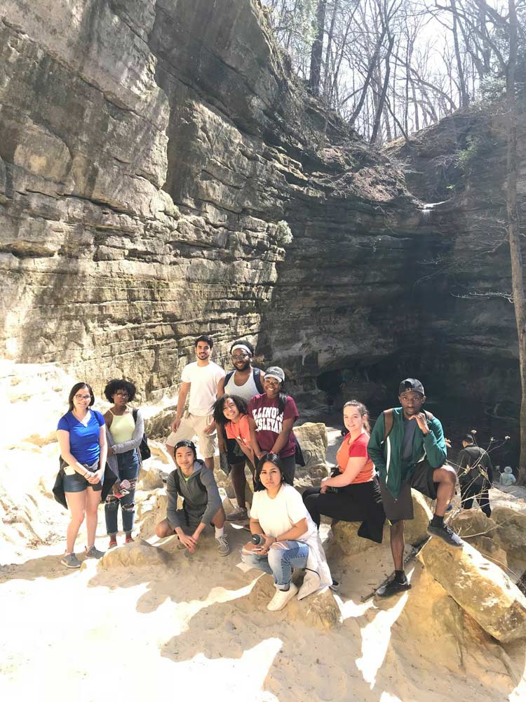 Illinois Wesleyan Posse Scholars celebrated the end of their first year on campus with a trip to Starved Rock State Park. 