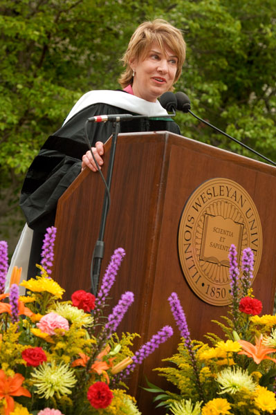 Ann was the keynote speaker for the class of 2010’s commencement ceremony.