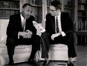 Martin Luther King Jr. was interviewed during his 1961 visit to Illinois Wesleyan