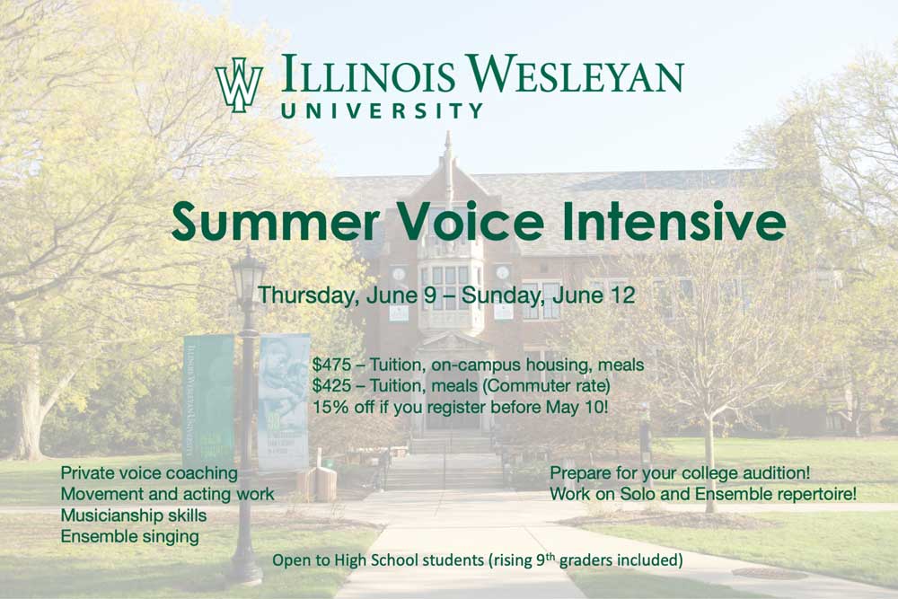 Summer Voice Intensive June 9-13