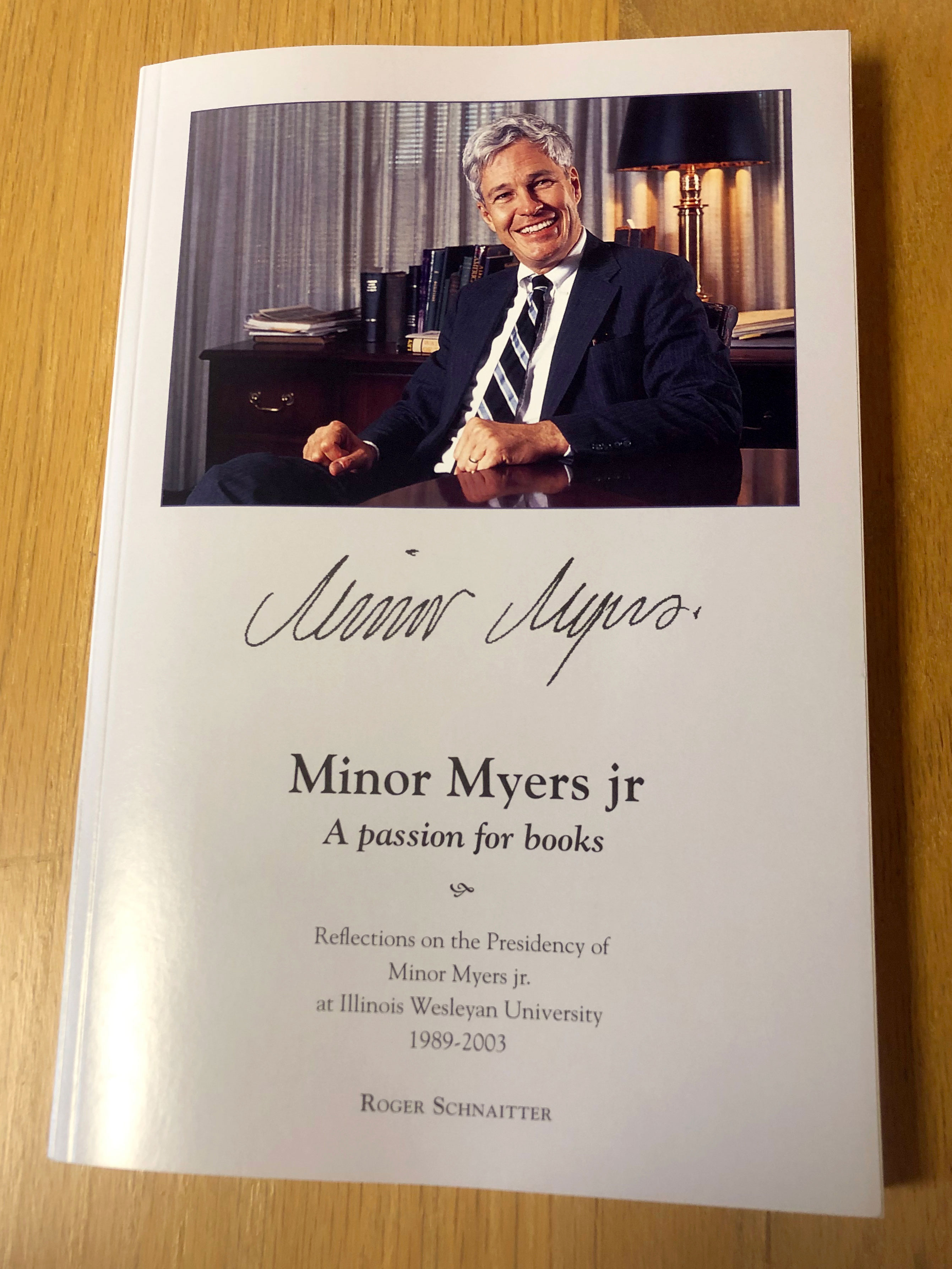 Minor Myers jr Book