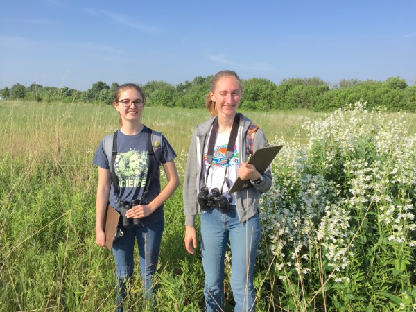 Rachel and Leah in the field 