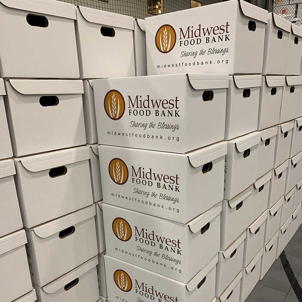 Midwest Food Bank Boxes