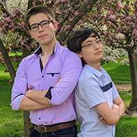 Minzhao (Henryken) Liu ’21 and Nico Lopez ’21