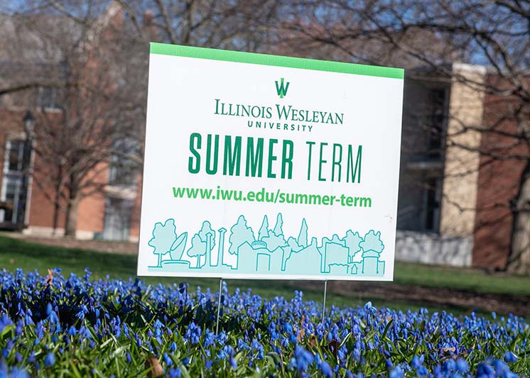 summer term sign with website