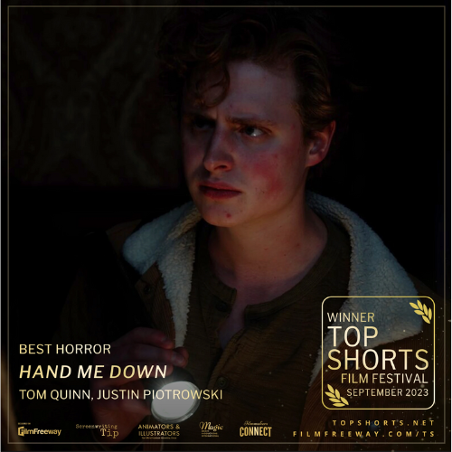 Hand Me Down short film recognition for Best Horror Film