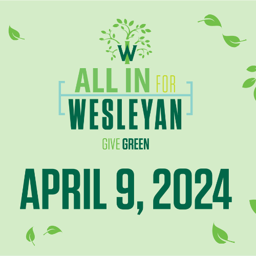 All In for Wesleyan April 9
