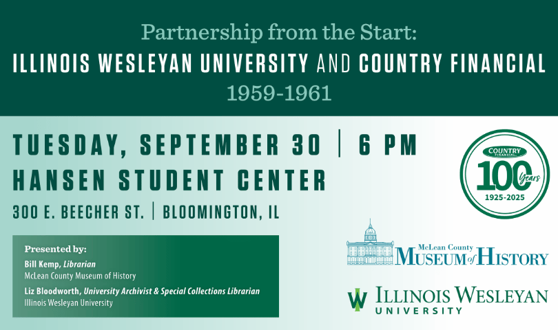 IWU and Country Financial to celebrate shared history with history presentation