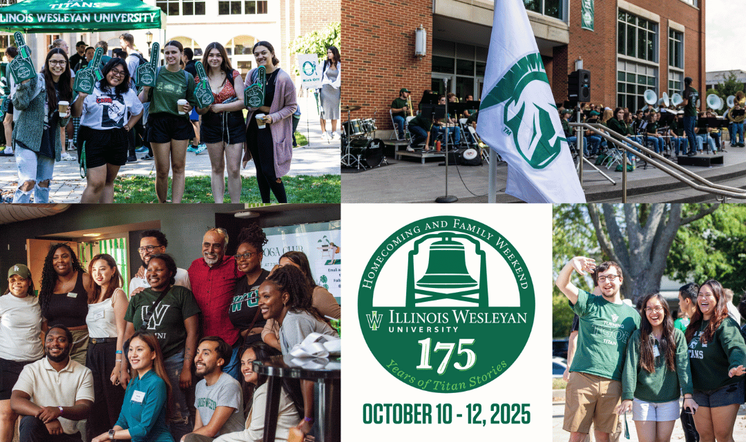 Collage of students and alumni from the IWU homecoming 2024