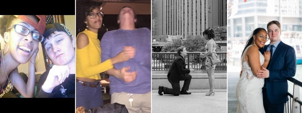 Photos of Jasmine and Kevin Ryan over the years