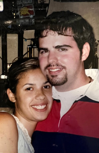 Matt '03 and Joanna '03 Nicolas in 2002