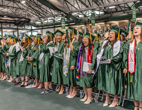 Happy graduates in class of 2025