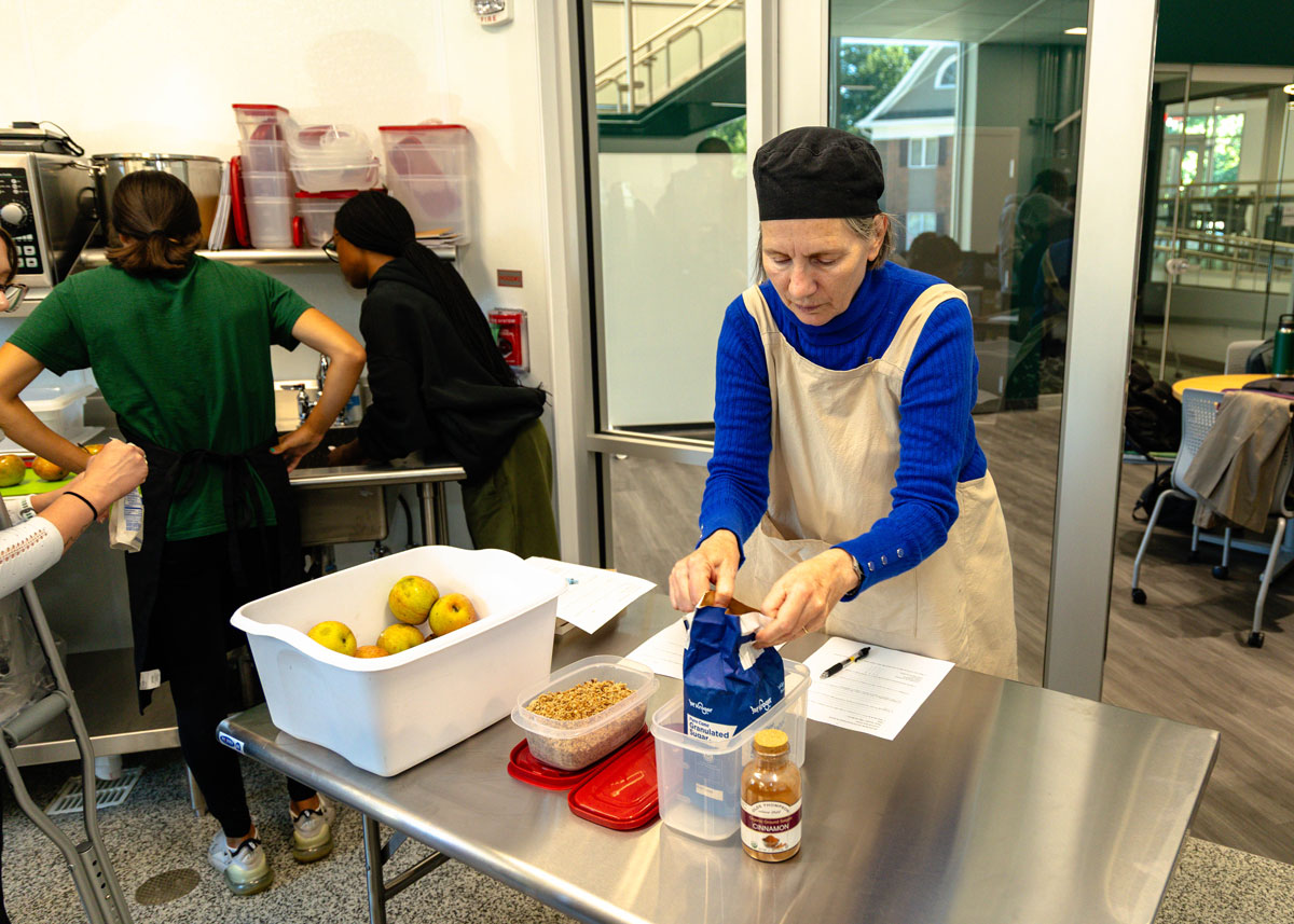 Carolyn Nadeau in the Petrick Idea Center test kitchen