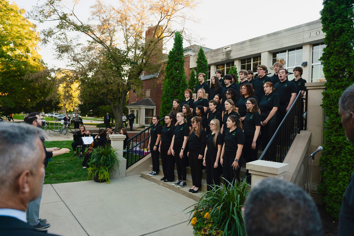 Titan choir performed “Do Well, Do Good”