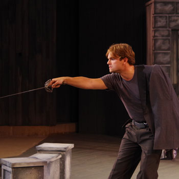 Wade Schacht as Tybalt in Romeo and Juliet.