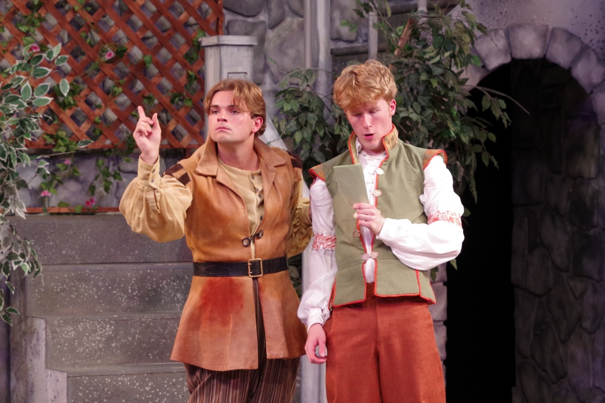 Wade Schacht as Speed in The Two Gentlemen of Verona