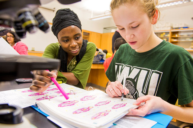 Girls In Lab