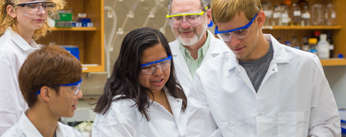 Students in lab