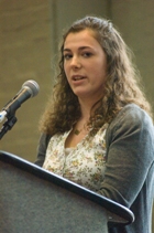 Jessica Meyer, a junior at Illinois Wesleyan University