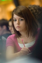 IWU student at the 2010 MLK Teach-In.