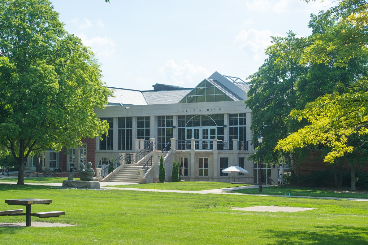 Joslin Atrium from the quad