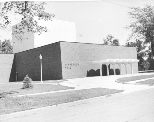McPherson Hall, 1973